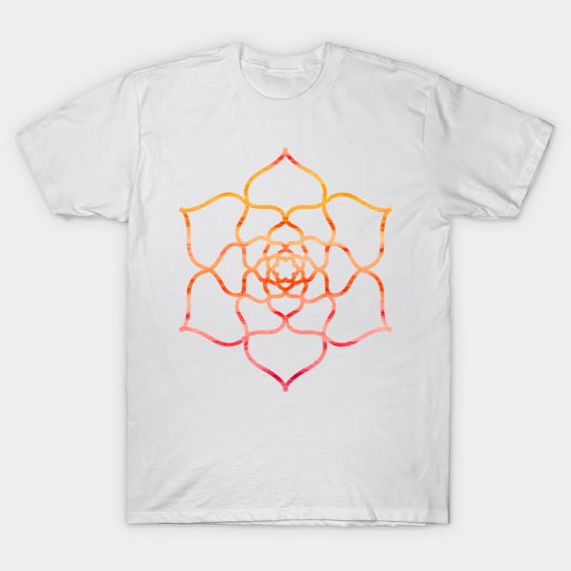 Flower Mandala T-Shirt by emma17